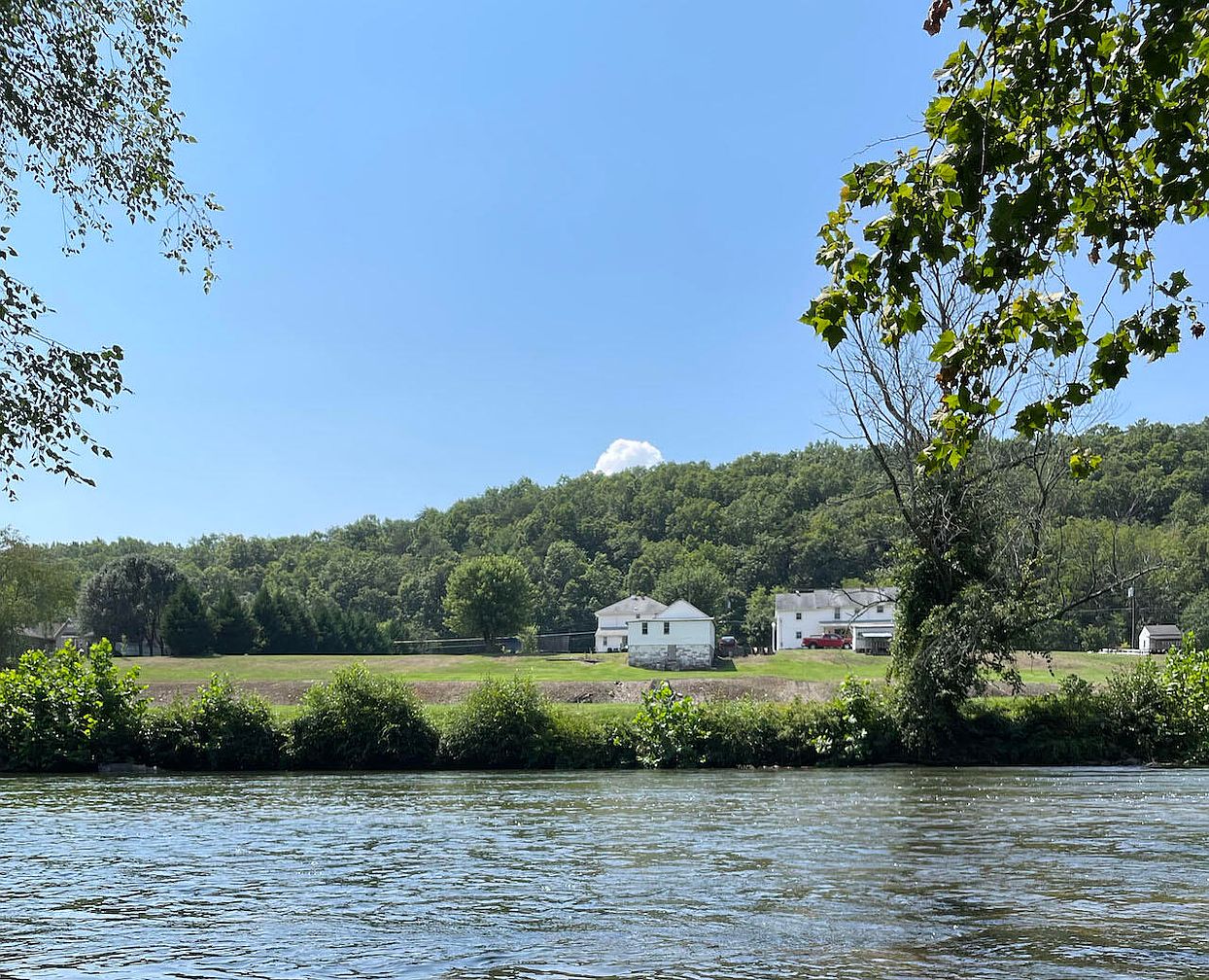 Two riverfront acres in the Virginia mountains. $259,900