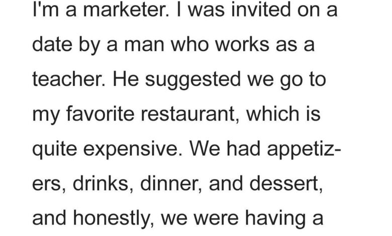 Woman Blocks Man Following Their 1st Date in Which He Paid for Their $500+ Dinner